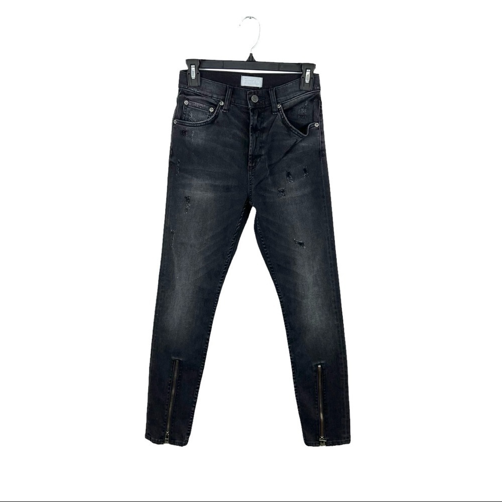 NWT BOYISH Anthropologie Black High-Rise Skinny Jeans‎ Pants